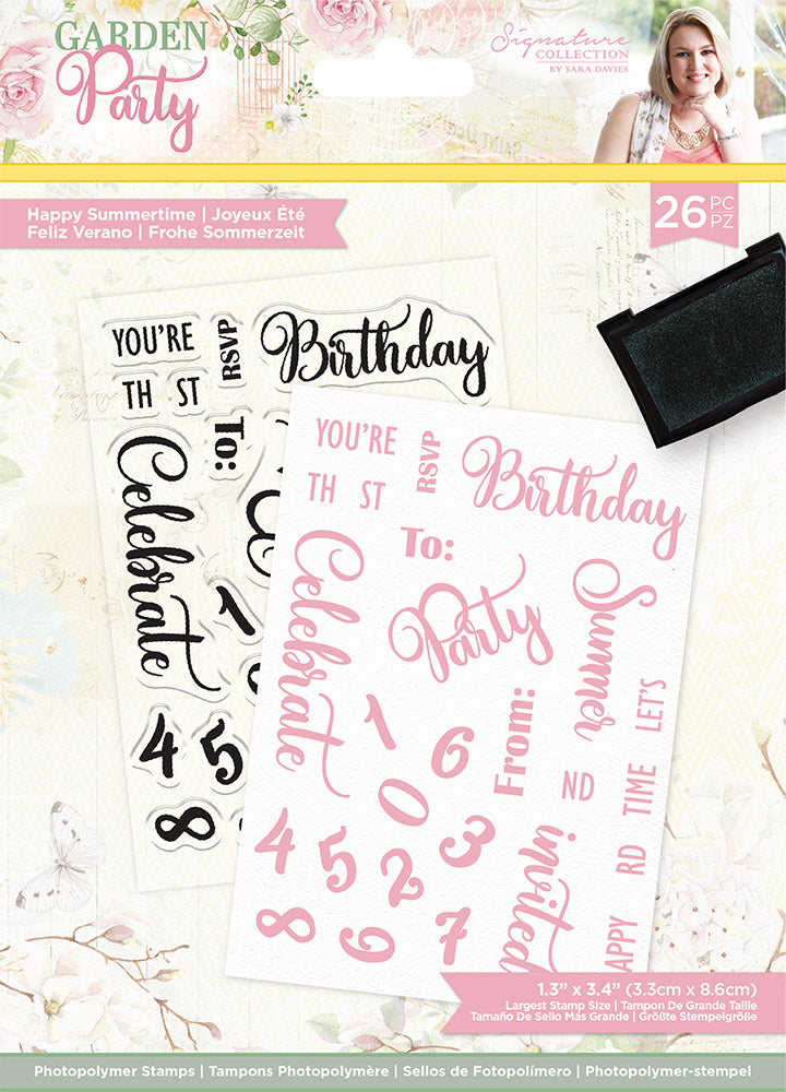 Crafter's Companion - Photopolymer Stamp - Birthday Wishes