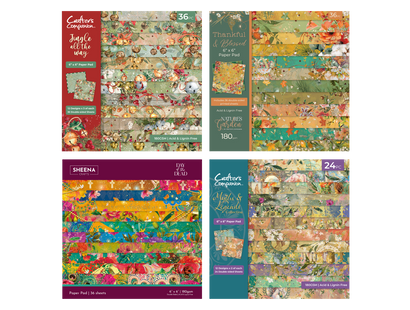 Crafter's Companion 6x6 Paper Pad 4pc Collection