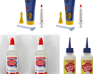 Crafter's Companion Essential 6 Bottle Glue Collection - All Purpose, Tacky & 3D Gel Glue