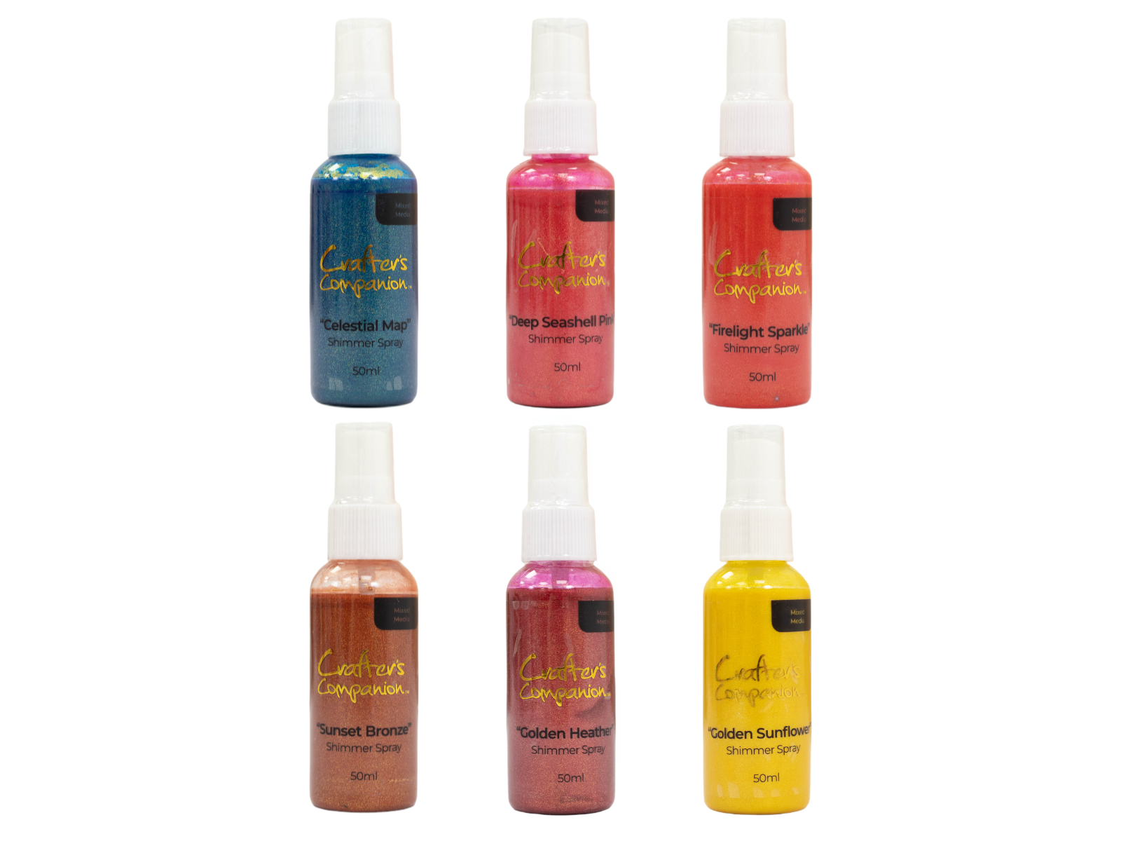 Crafter's Companion Shimmer Spray 6pc Collection