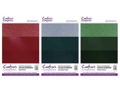 Centura Pearl Luxury Card Collection - Green, Ice Blue and Red