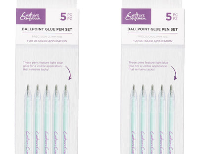 Crafter's Companion Ball Point Glue Pen Set 2pk