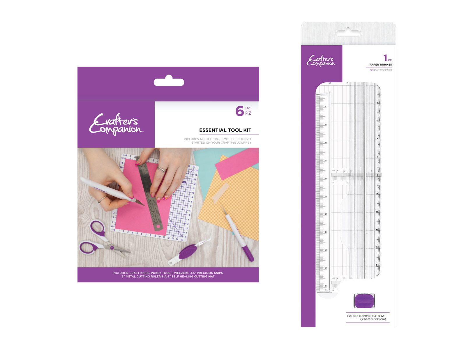 Crafter's Companion Essential Tools with FREE Paper Trimmer