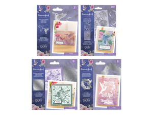 Nature's Garden Hummingbird Stamp & Die 4pc Selection