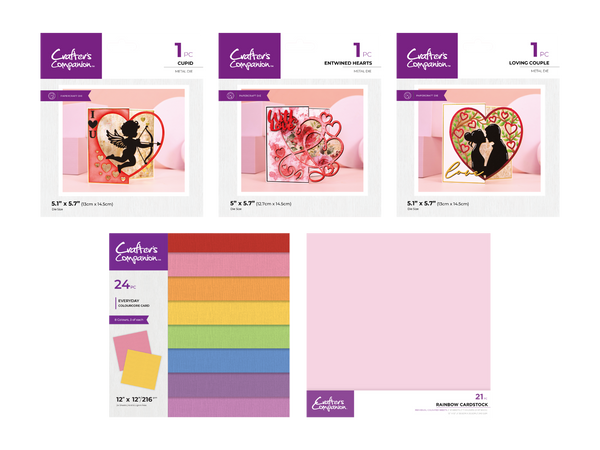 Crafter's Companion Cupid & Hearts Edge'ables SHOWSTOPPER