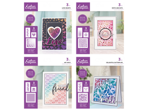 Crafter's Companion Glitter Paste Stencils Selection