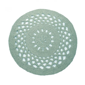 RibbonXL : Crochet Round Rug - Early Dew