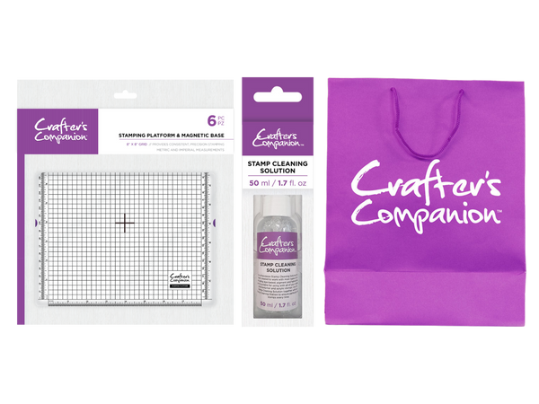 Crafter's Companion Stamping Bundle with FREE Gooodie Bag worth over £71/95