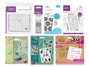 Crafter's Companion 8x8 Stamping Platform and Magnetic Base with Cleaning Solution & Assortment of Stamps