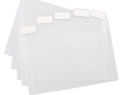 4X6 Tabbed Divider Pockets  – 5 Pockets