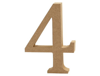 Creativ Wooden Number - 4