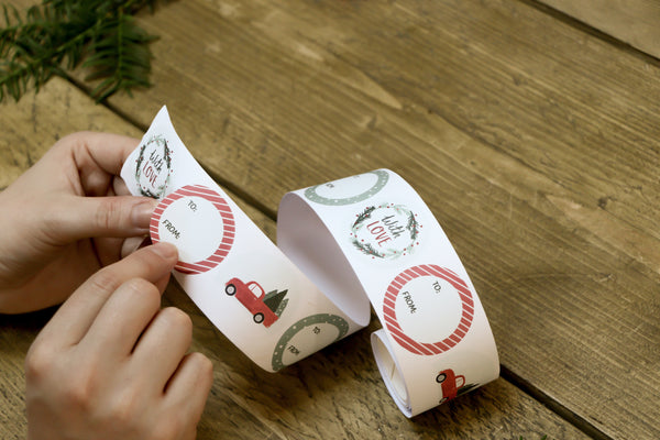 Christmas Gift Sticker Roll - Violet Studio