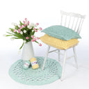 RibbonXL : Crochet Round Rug - Early Dew