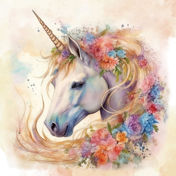 Majestic Unicorn - 6” x 6” Paper Pad