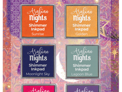 Arabian Nights - Shimmer Inkpads - 6 pack