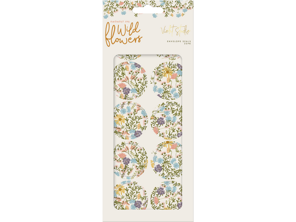 Violet Studio - Envelope Seals - Amongst The Wildflowers - 30pk