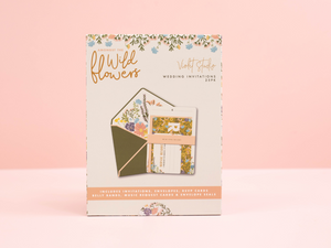 Wedding Invitations - Amongst The Wildflowers - 25pk - Violet Studios