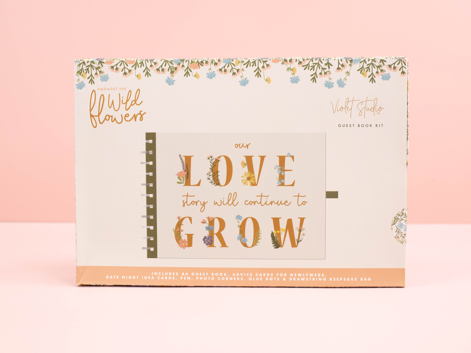 Violet Studio - Guest Book Kit - Amongst The Wildflowers