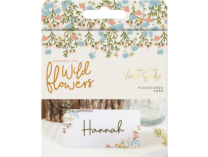 Violet Studio - Place Cards - Amongst The Wildflowers - 50pk