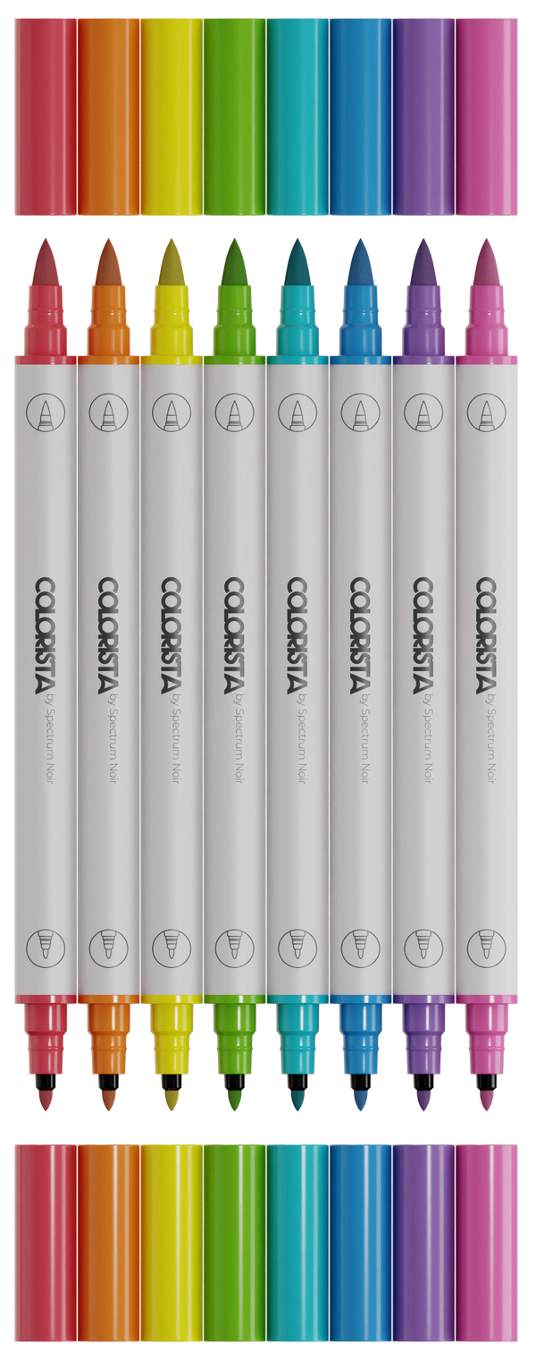 Colorista - Art Marker - Brilliant Hues 8pc