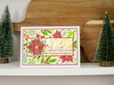 Crafter's Companion 3D Embossing Folder, Metal Die & Photopolymer Stamp - Festive Foliage