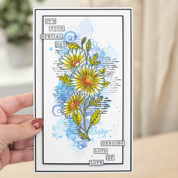 Crafter's Companion Floral Collage Stamp – Simply Sentiments