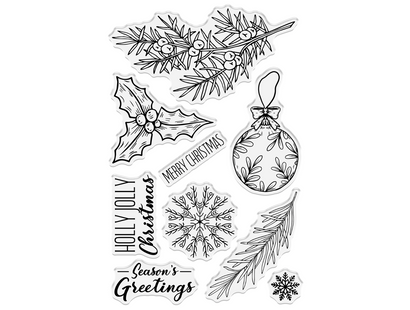 Crafter's Companion Clear Acrylic Stamp - Frosty Winter’s Day