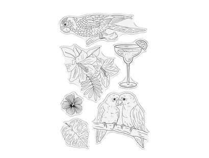 Crafter's Companion Clear Acrylic Stamp - Nature's Paradise