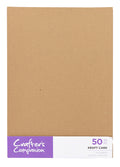 Crafter's Companion - Kraft Card 50 sheets