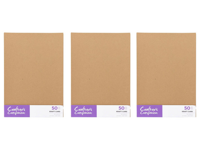 Crafter's Companion Kraft Card Collection - 3pk