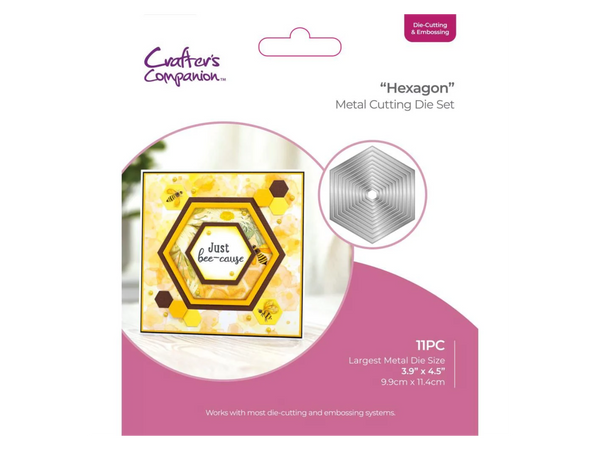 Crafters Companion - Die Cutting & Embossing – Hexagon Nesting Dies