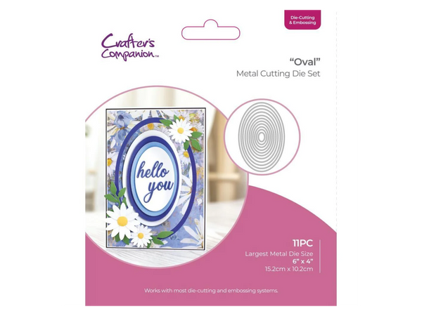 Crafters Companion - Die Cutting & Embossing – Oval Nesting Dies