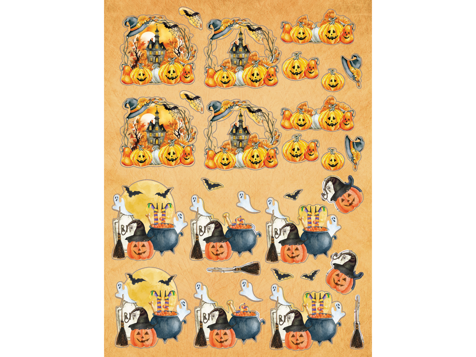 Crafters Companion - 9” x 12” 3D Topper Pad - Spooky Season