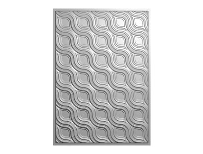 Crafter's Companion 3D Embossing Folder 5" x 7" - Contemporary Waves