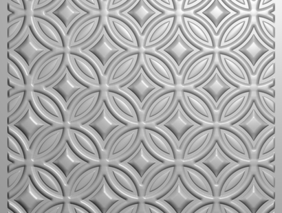 Crafter's Companion 3D Embossing Folder 5" x 7" - Retro Circles