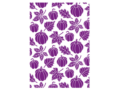 Crafter's Companion 5" x 7" Embossing Folder - Pumpkins & Leaves