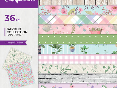 Crafter's Companion Garden Collection Paper Pad 6"x6"