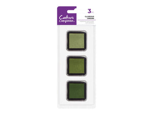 Crafter’s Companion Harmony Quick-Dry Dye Inkpads - Glorious Greens