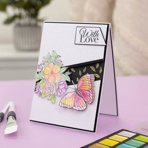 Crafter's Companion Watercolour Clear Acrylic Stamp - With Love