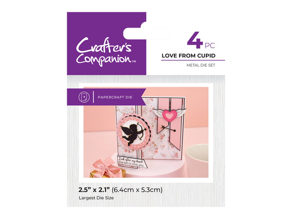 Crafter’s Companion Love is in the Air Metal Die - Love From Cupid 