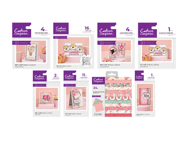 Crafter's Companion Love is in the Air Complete Collection