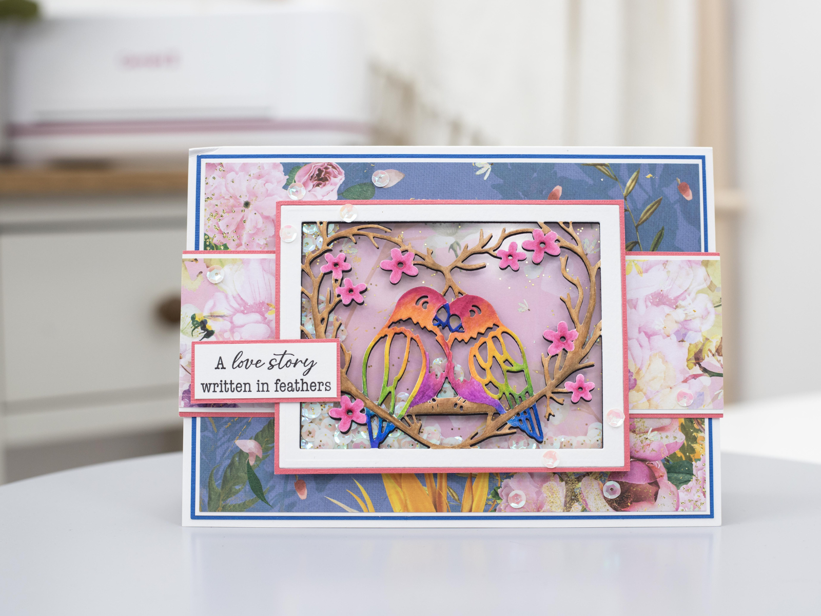 Crafter's Companion Love Birds Card & Paper Collection