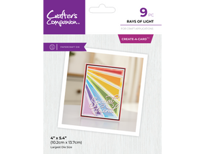 Crafter's Companion Metal Dies Create a Card - Rays of Light