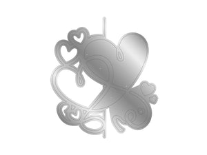 Crafter’s Companion Metal Die Edgeable - Entwined hearts 