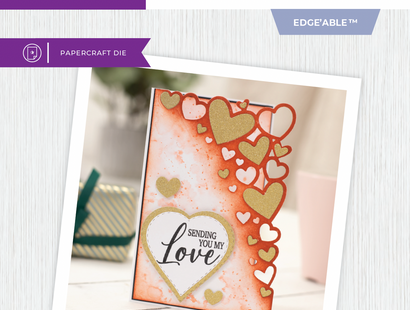 Crafter's Companion Metal Die Edgeable - Lovely Hearts