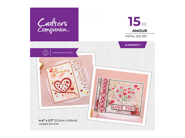 Crafters Companion Metal Die Elements - Amour