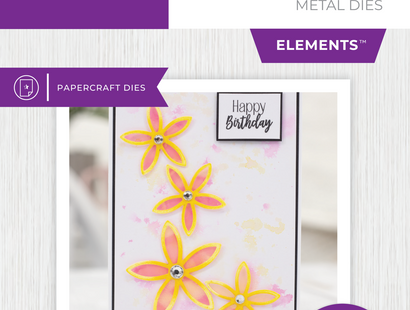 Crafter's Companion Metal Die Contemporary Florals