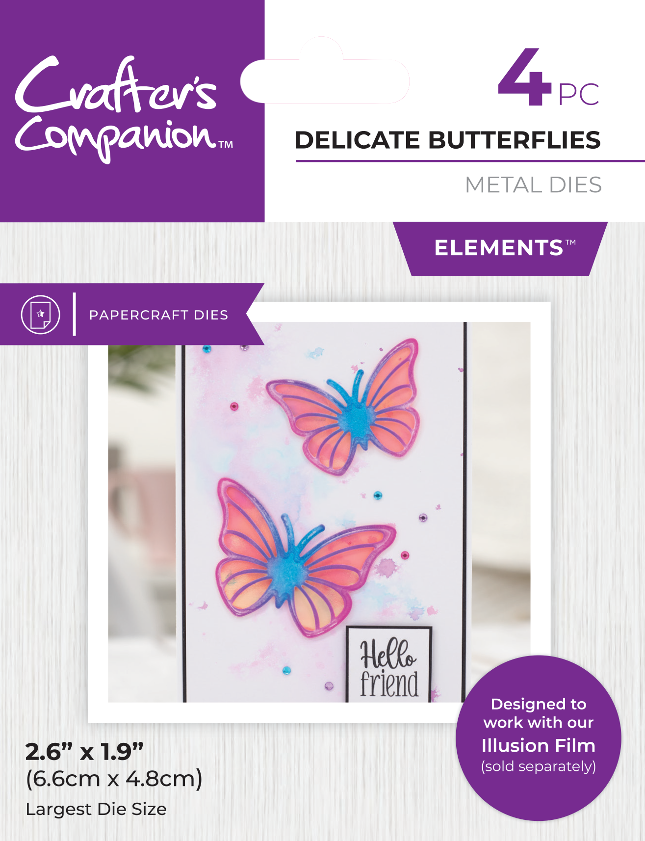 Crafter's Companion Metal Die Delicate Butterflies