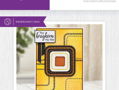 Crafter's Companion Metal Dies Elements - Decorative Nesting Squares