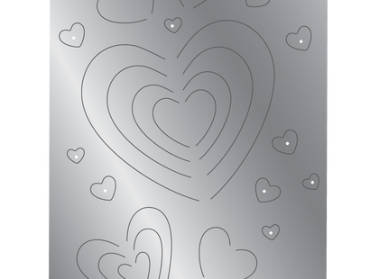 Crafters Companion Metal Dies Elements - Heart Cluster